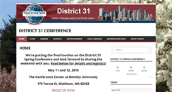 Desktop Screenshot of conference.district31.org