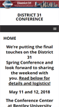 Mobile Screenshot of conference.district31.org